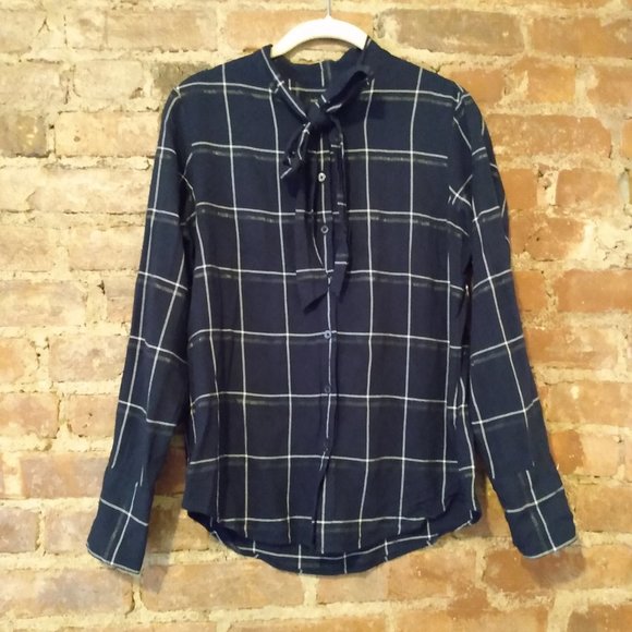 Banana Republic Tops - Banana Republic Windowpane Plaid Dillon Shirt